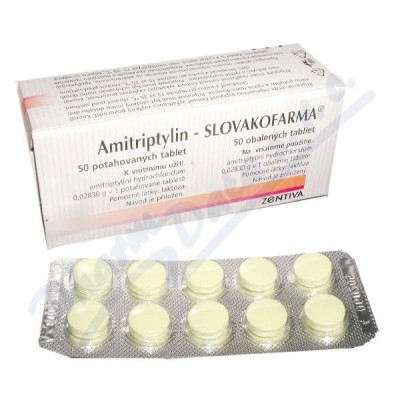 Амитриптилин 25мг №50 таб. п/о Производитель: Словакия Saneca Pharmaceuticals A.S.